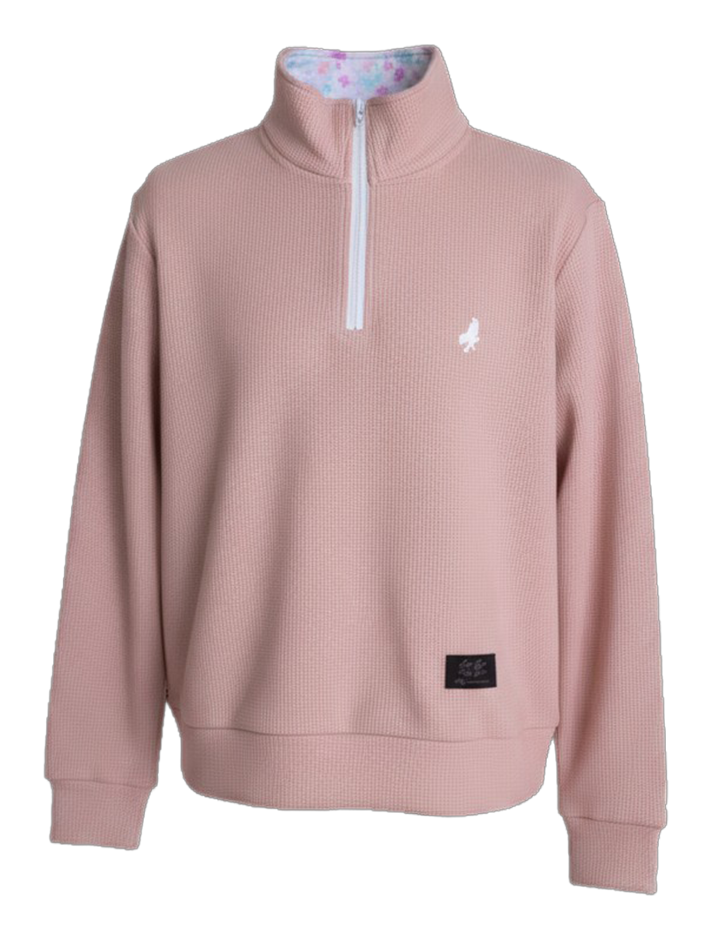 Poolside Palms Adult Golf Quarter Zip Pullover